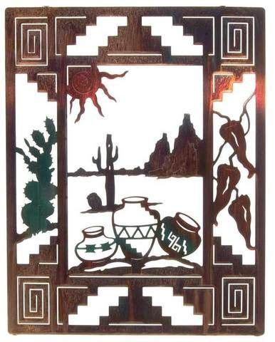 exterior metal southwestern petroglyph house art|southwest metal artwork.